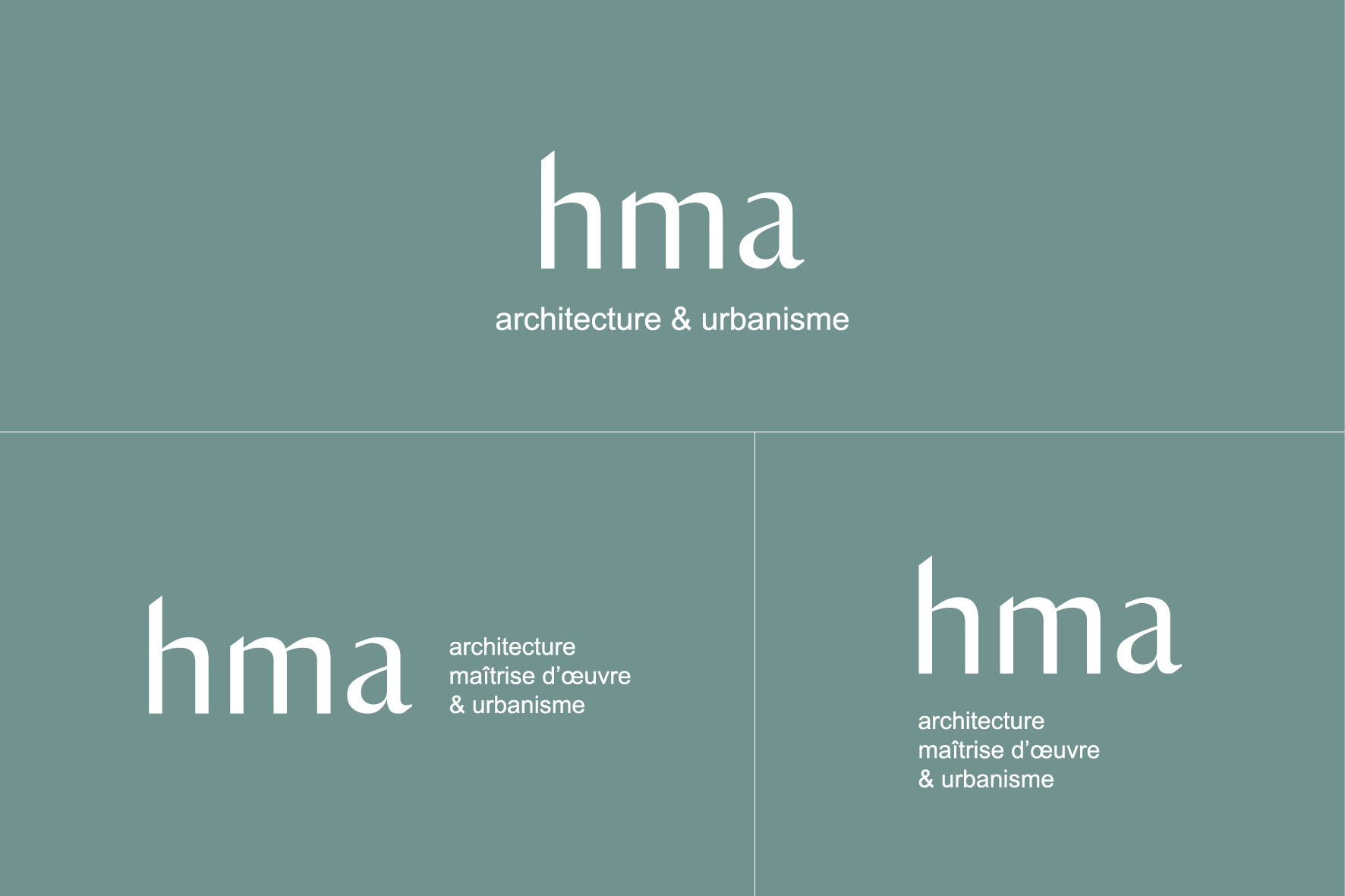 blandine dupas design graphique identite visuelle de l agence hma logotype et baseline