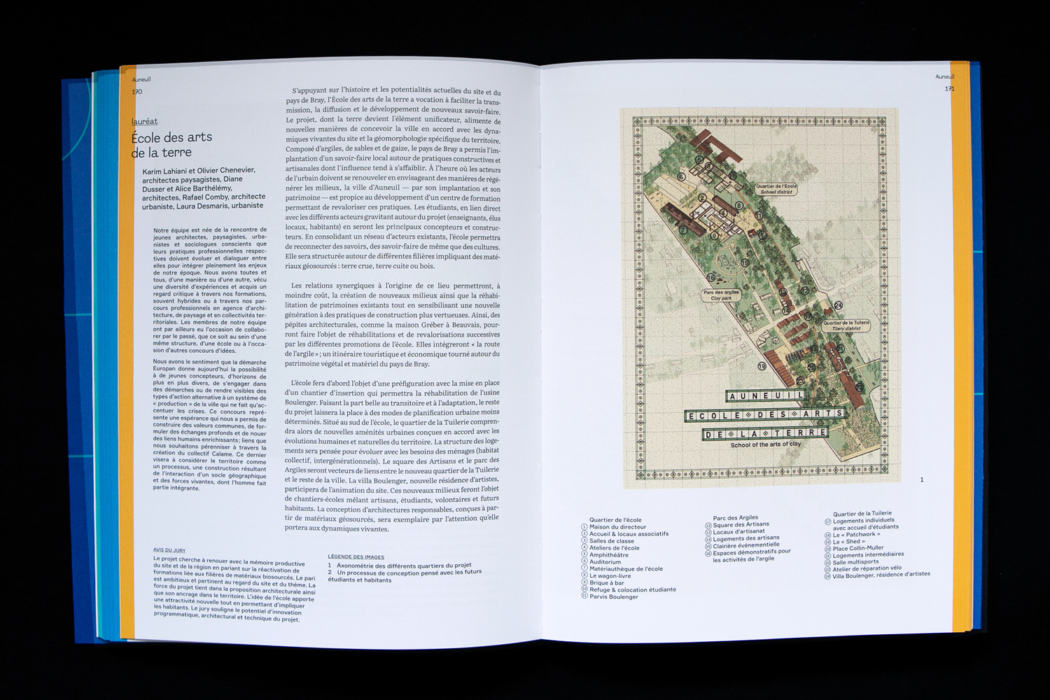 blandine dupas design graphique catalogue europan villes vivantes photo double page projet auneuil
