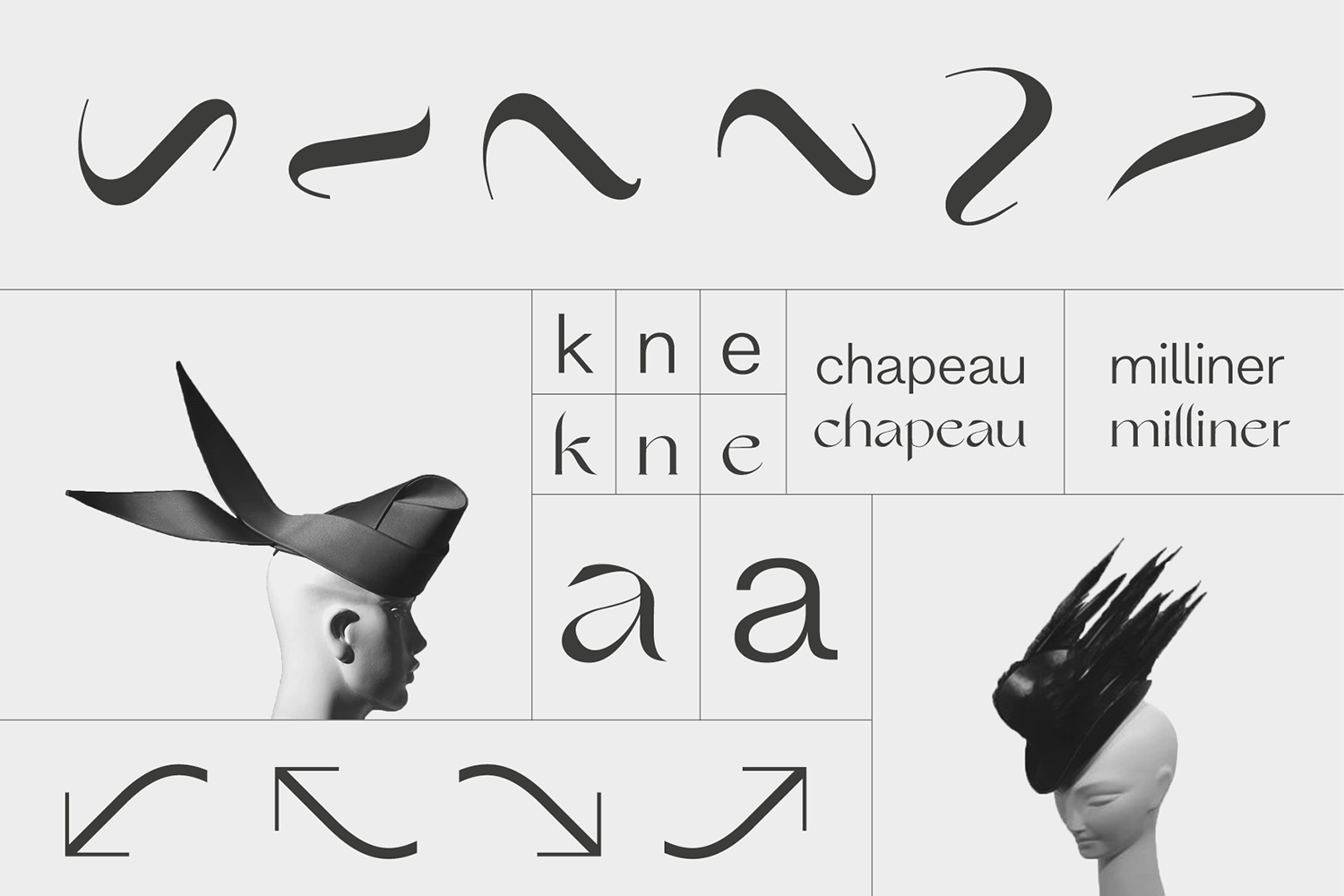 blandine dupas design graphique concours graphisme exposition stephen jones hats a paris extrait charte graphique typographie