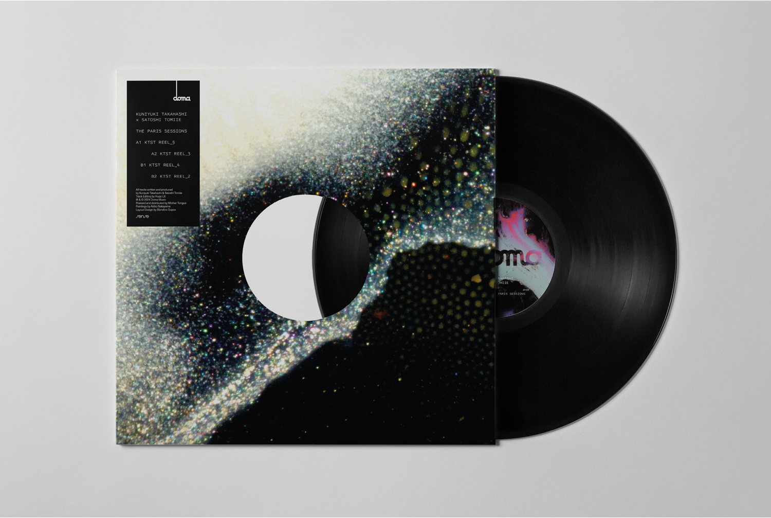 blandine dupas design graphique identite visuelle label musique doma pochette du disque the paris sessions