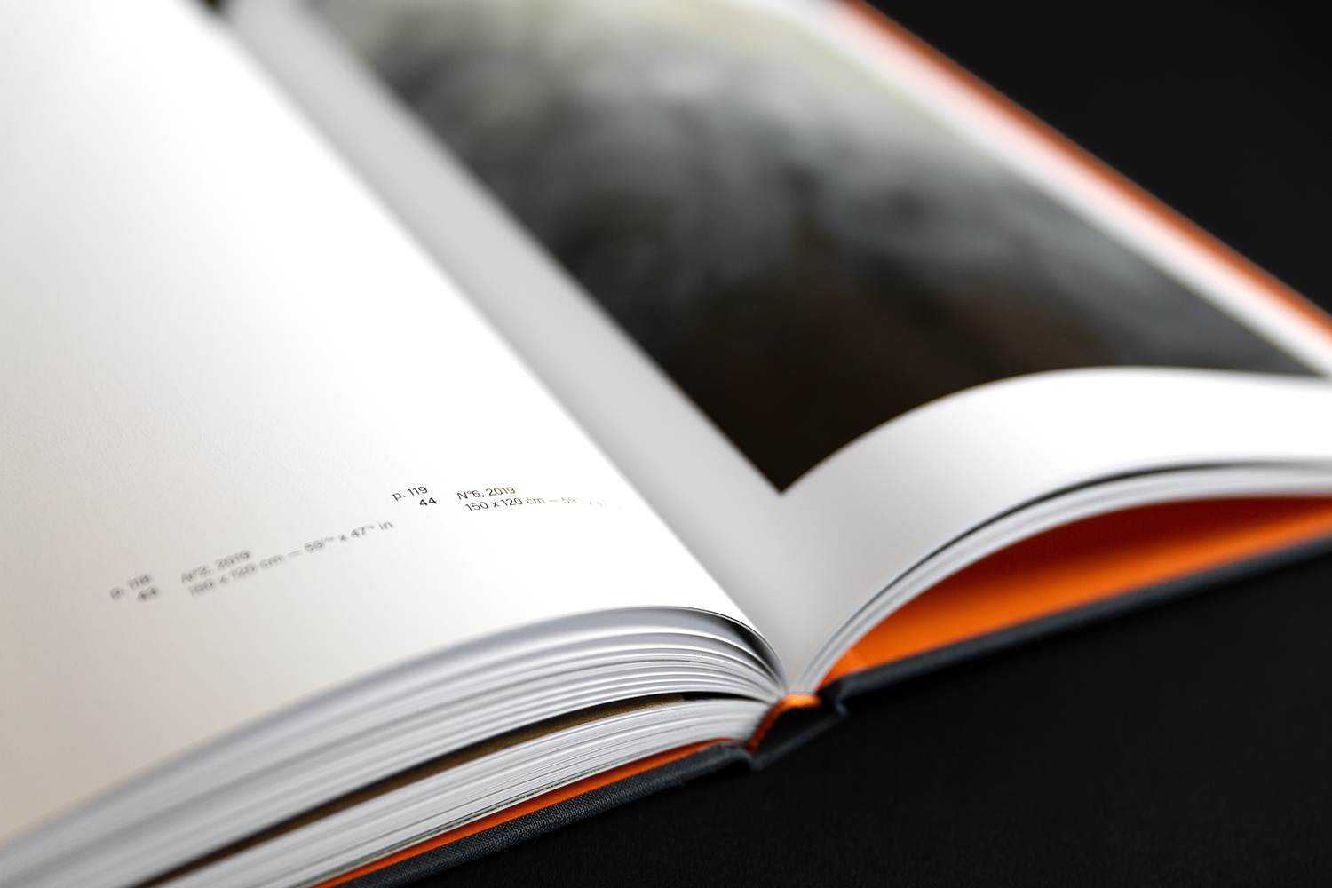 blandine dupas design graphique monographie Renk detail sur faconnage