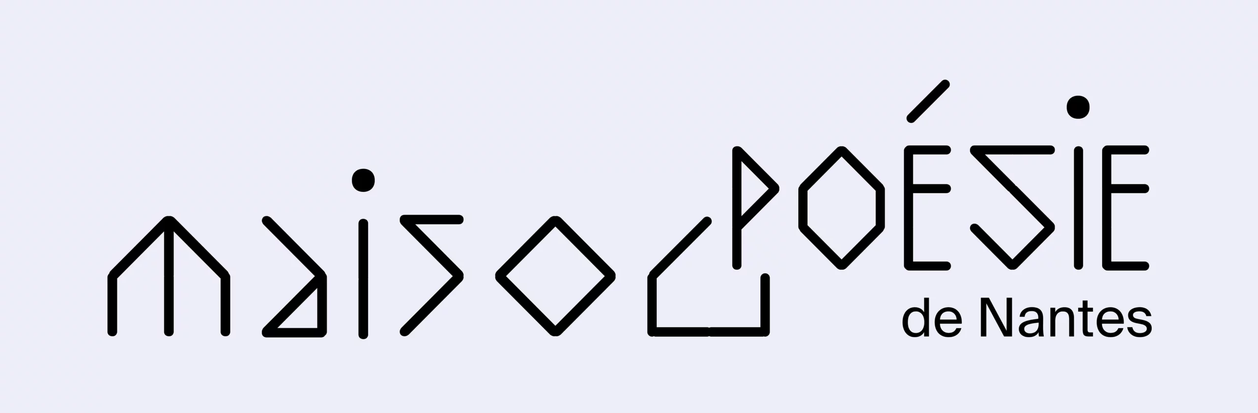 blandine dupas design graphique proposition de nouveau logotype deploye pour la nouvelle identite graphique maison de la poesie de nantes